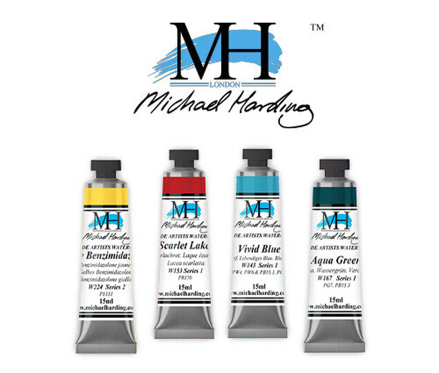 Obrázek produktu - Akvarelové barvy Michael Harding 15 ml - jednotlivé odstíny