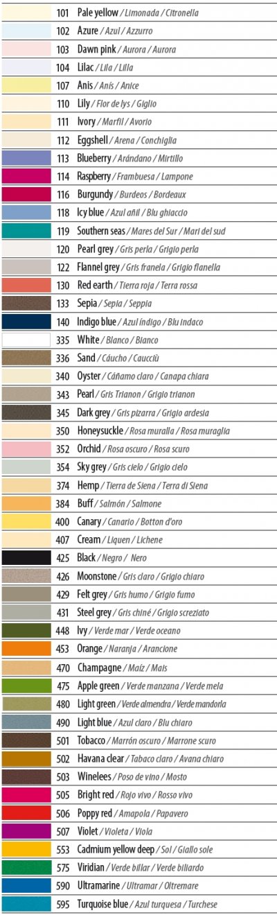 Mi-Teintes 160 g A4, 50 x 65 cm vzorník