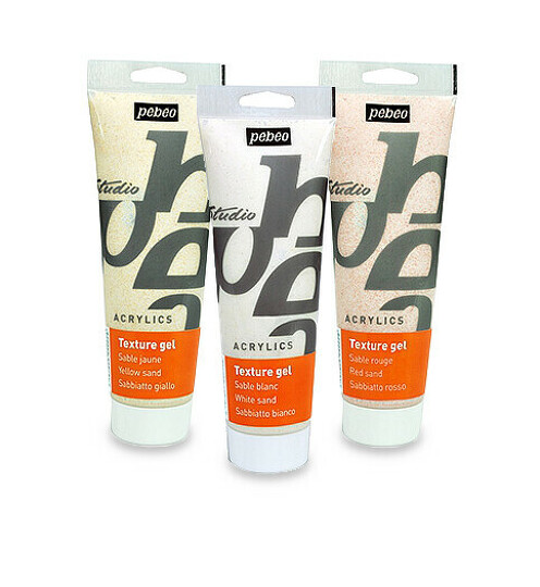 Obrázek produktu - Studio Pískový gel pro akrylové barvy - různé odstíny