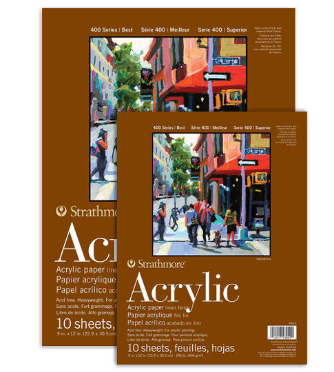 Obrázek produktu - Skicák pro akryl a olej, 400 g, 10 l - různé velikosti