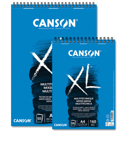 Obrázek produktu - XL Mixed Media skicák, 160 g - různé formáty