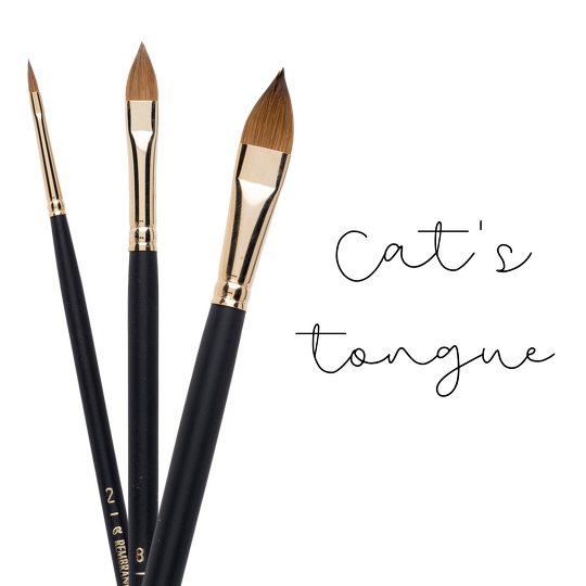 Obrázek produktu - Štětce Rembrandt Cat's Tongue, série 245 - různé velikosti