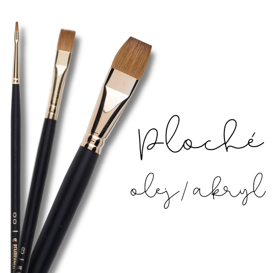 Obrázek produktu - Ploché štětce Rembrandt, série 240 - různé velikosti