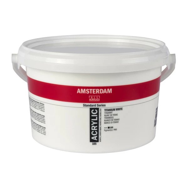 Akrylová barva Amsterdam Standard 2,5 l - Titanium White 105
