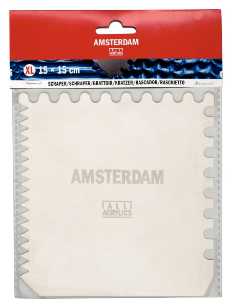 Kovová škrabka Amsterdam 15x15cm