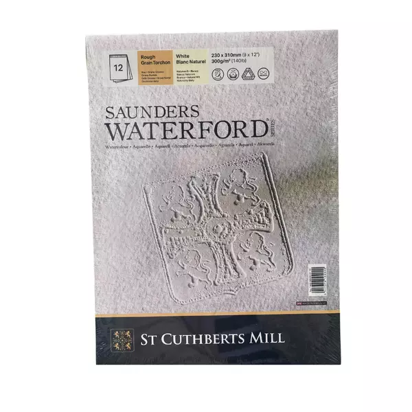 Saunders skicák lepený 23x31cm 12l RG 300g