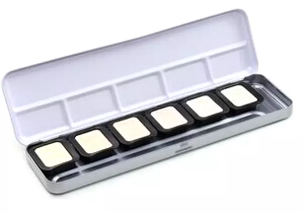 Box akvarelů FINETEC 6ks Irid. Pixie Dust