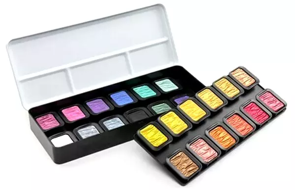 Sada akvarelů 24k FINETEC Pearl Colourful