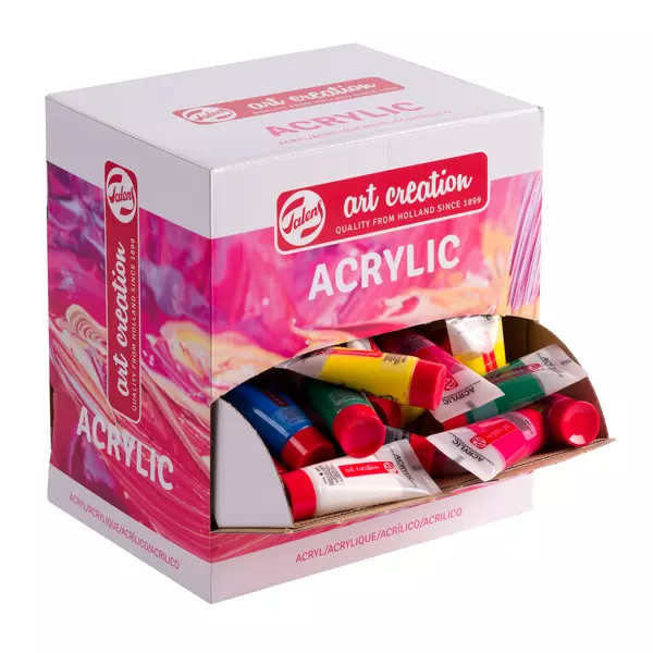 Box akrylových barev Art Creation 100 x 12 ml - základní odstíny