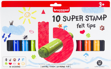 Obrázek produktu - Sada razítkovacích fixů Bruynzeel - 10 různých vzorů a barev