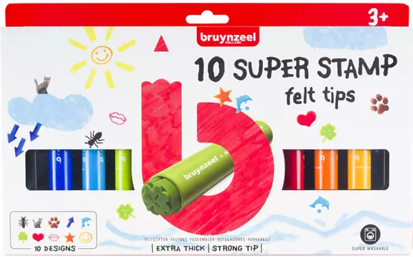 Sada razítkovacích fixů (10ks) Bruynzeel