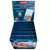 Sada Watercolour Paint Pan - 24 půlpánviček (6 sad)