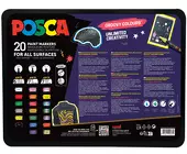 Sada popisovačů Posca - Groovy Colours Mix, 20 kusů