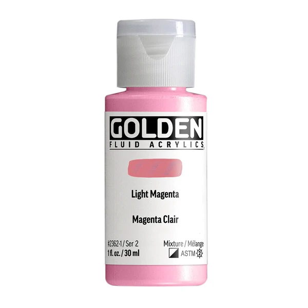 Akrylová barva Golden Fluid 30 ml - Light Magenta 2362
