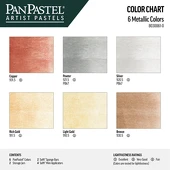 PanPastel Metallic Colors Set - sada 6 metalických odstínů