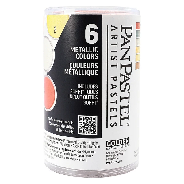 PanPastel Metallic Colors Set - sada 6 metalických odstínů