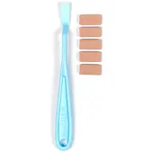 PanPastel Sofft No.2 Round Covers & Knife - špachtle pro nanášení pastelu, s návleky, 6 kusů