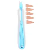 PanPastel Sofft No.4 Round Covers & Knife - špachtle pro nanášení pastelu, s návleky, 6 kusů