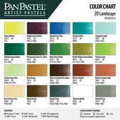 PanPastel Landscape Set - sada pro kresbu krajiny, 20 odstínů