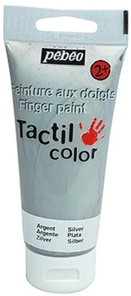 Tactilcolor 80 ml - stříbrná