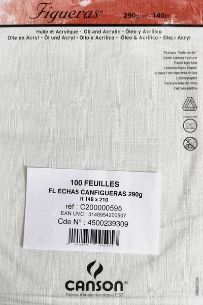 Vzorek papíru Figueras 290g A5