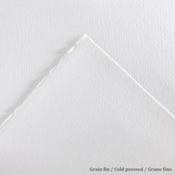 Aquarelle Canson®, akvarelový papír, listy - 60% bavlny, 70 x 100 cm, Cold Pressed, 300g, 10 listů