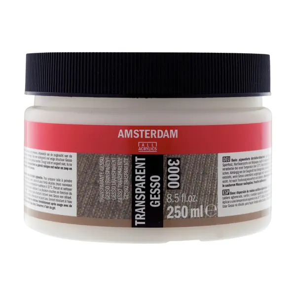 Amsterdam Transparent Gesso - transparentní šeps Amsterdam, 250 ml