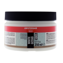 Obrázek produktu - Amsterdam White Gesso - bílý šeps Amsterdam, 250 ml