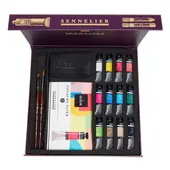 Dárková sada 12 kvašových uměleckých barev Sennelier - 12 x 10 ml