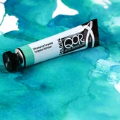 Akvarelová barva Golden QoR 11 ml - Ultramarin Turquoise 0650