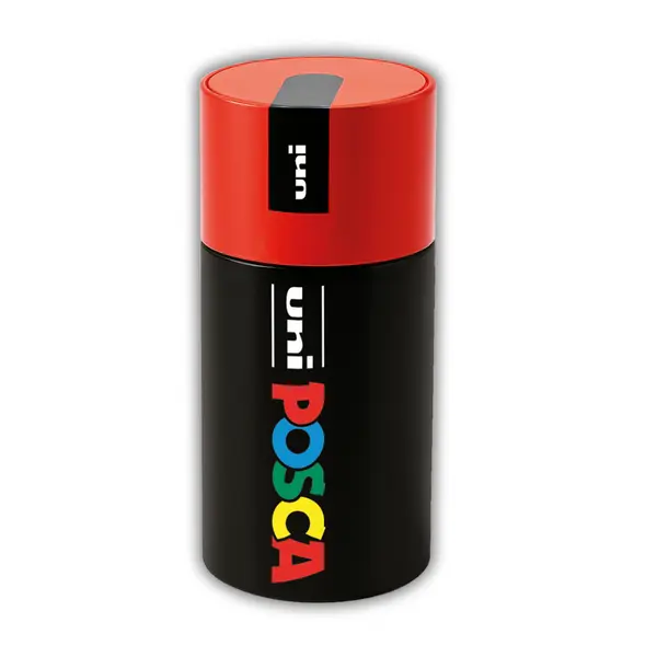 Sada akrylových fixů Posca, mix odstínů - 13 fixů + kovové pouzdro