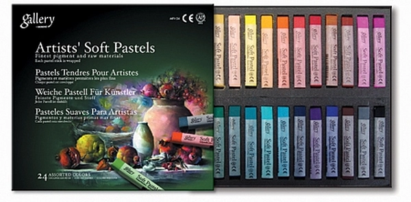 Měkké pastely Mungyo v sadě 24ks