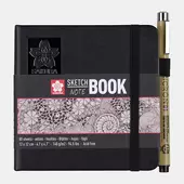 Skicák Sakura v pev. vazbě (bílý papír) 12x12 140g